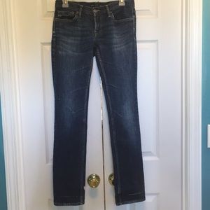 DISTRESSED RALPH LAUREN JEANS SIZE 28